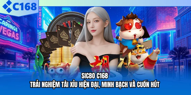 Sicbo C168 - Trải nghiệm tài xỉu hiện đại, minh bạch và cuốn hút